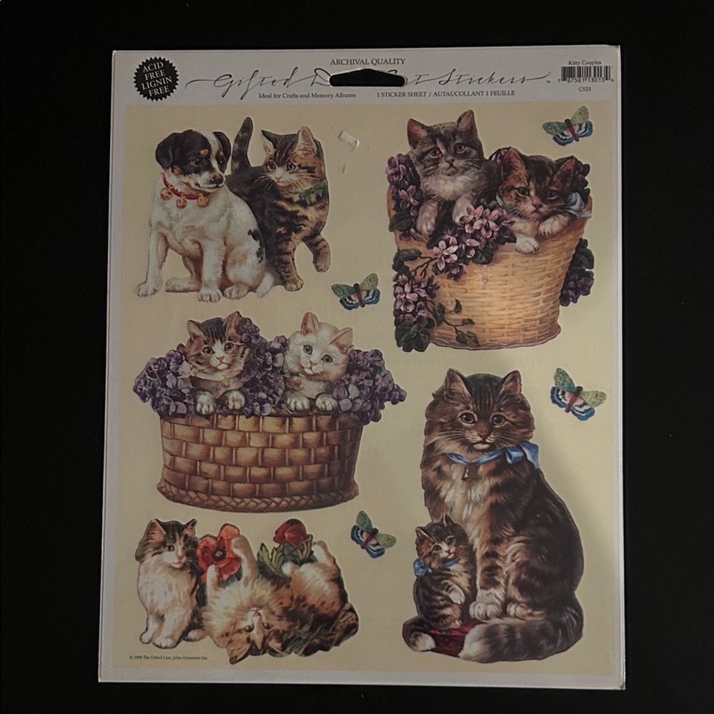 Vintage Sticker Sheet
